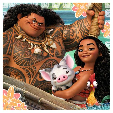 Disney Moana 3 x 49pc Jigsaw Puzzles Extra Image 1